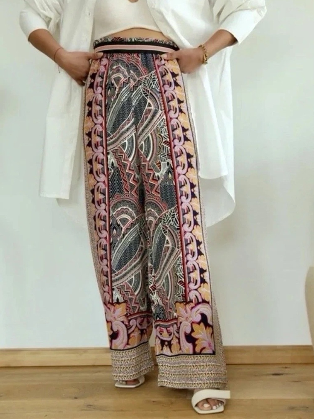 Maeve - Rooibos Multicolored Bohemian Print Pants